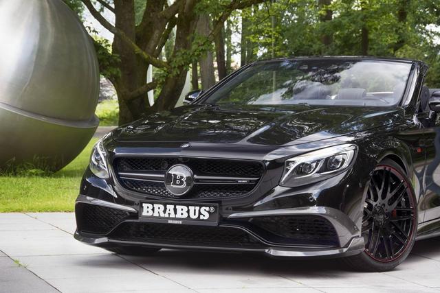 850匹 brabus改装奔驰amg s63敞篷车