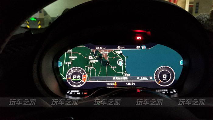 新款奥迪a3实用配置改装 升级液晶仪表盘