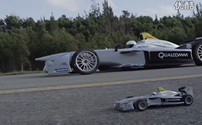无线充电遥控车大战Formula E赛车