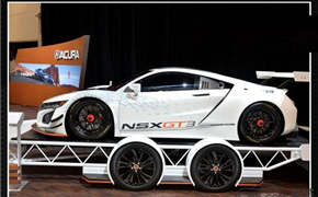 讴歌NSX基础改装的GT3赛车杀伤力很强