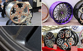 网红轮毂、3D打印、碳纤维轮毂 2019年上海车轮展实拍图集
