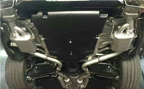 奔驰S320L升级Repose中尾段阀门排气