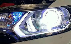本田飞度升级双光透镜氙气灯，这样的车灯才叫灯