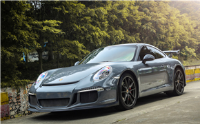 保时捷911 carrera改装3M水泥灰色膜搭配GT3包围套件