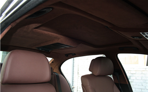 宝马7系内饰改色，顶棚麂皮，座椅、门板包真皮