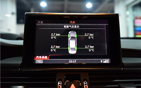 奥迪S6升级RS6方向盘+RS刀锋轮毂+胎压监测+碳纤维进气