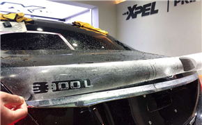 济南奔驰E300L贴XPEL专车专用隐形车衣 漆面保护膜