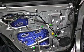 雷克萨斯ES300H全车隔音-行车噪音各部位施工技术讲解