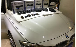 宝马3系专车专用音响升级，无损改装原车原装位安装对插。