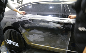 宝马7系全车装贴XPEL隐形车衣顶级漆面保护膜