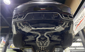 奔驰AMG S 63 Coupe 升级Repose中尾段阀门排气