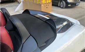 保时捷718 Boxster改装GT款碳纤维后尾盖 引擎盖 机盖