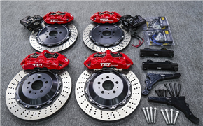 特斯拉model y升级刹车改装案例，升级TEI刹车套装