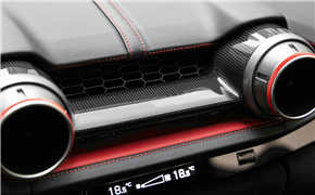 法拉利812改装OEM干碳纤维内饰，空调口 中控面板 LHD按钮饰板，原车替换安装