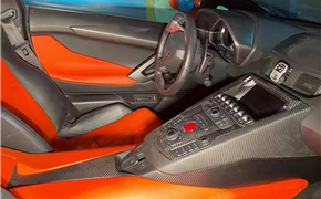 兰博基尼大牛埃文塔多LP700改装OEM碳纤维车内饰中控面板车门拉手显示屏框