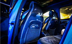 奥迪RS4升级座椅碳纤维后背板