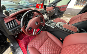 奔馳R320內飾酒紅色配色改裝升級，時尚運動內飾，無盡的舒適與享受